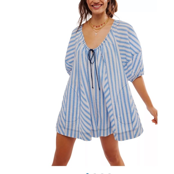 NWT Free People Bop Around Romper Largr - Picture 1 of 6